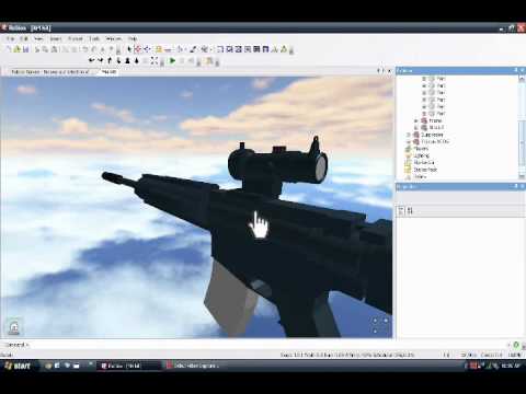 How To Create Your Own M4 M16 Kit Roblox Tutorial Youtube - modern weapon kit roblox