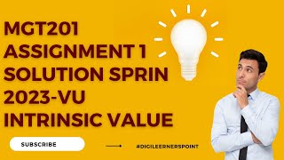 MGT201 Assignment 1 Solution spring 2023-VU-Financial Management-Bond
