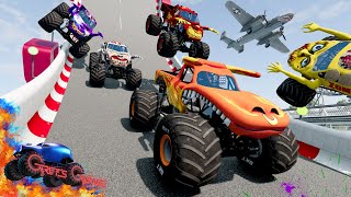 Monster Jam INSANE Racing, Freestyle, and High Speed Jumps Monster Truck Zombie Adventure