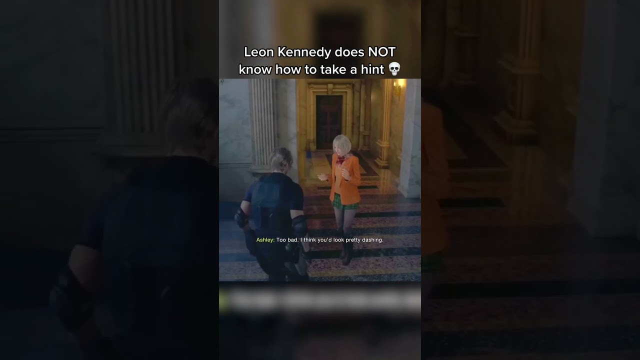 Leon Kennedy has L Rizz with Ashley 💋