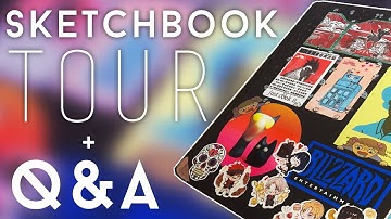 Sketchbook Tour + Q&A (Thank you for 10k+ Subscribers!)