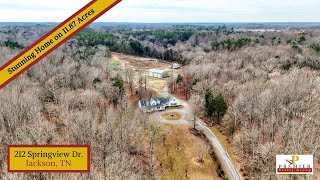 (𝗙𝗢𝗥 𝗦𝗔𝗟𝗘) Stunning Home on 11.87 Acres in Jackson, TN