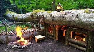 Download Lagu Tempat Berlindung Bushcraft DI BAWAH POHON TUMBANG. Membangun Tempat Berlindung Rahasia MP3