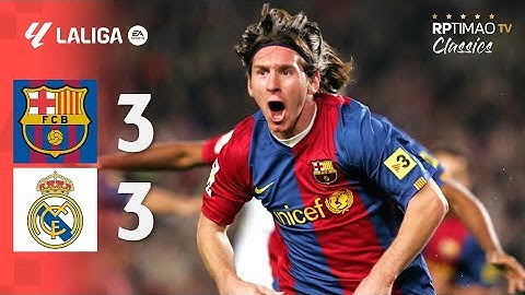 Barcelona 3 x 3 Real Madrid (Messi Hat-Trick) ● La Liga 06/07 Extended Goals & Highlights HD