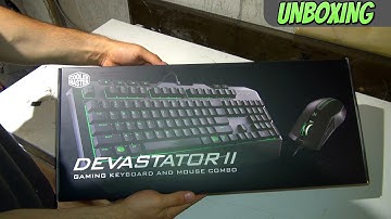 My New Gaming Mouse + Keyboard - Cooler Master Devastator II Combo UNBOXING