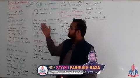 Second Year Chemistry Chapter#2 S Block Elements Introduction||12th Class Chemistry S block Elements