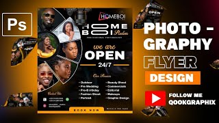 How to design a photography flyer in Photoshop screenshot 4