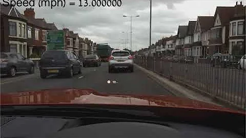 Car speed estimation