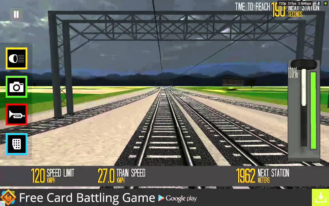 Test rail. Microsoft Train Simulator геймплей.