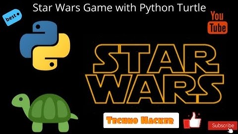 (PYTHON) Star Wars Game with Python Turtle. #pycharm #starwar #python #developer