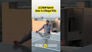 People Install 6kW… We Installed 12kW 😳 125 Yard House Solar Hack in Bahria Town Karachi