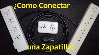 Como Conectar una Zapatilla?