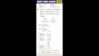 class 10 math 2 chapter 1 similarity practice set 1.1 Q1 #maths #education #class10 #exam #ssc