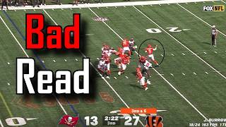Joe Burrow throws a pick-6 | Cincinnati Bengals Vs Tampa Bay Buccaneers