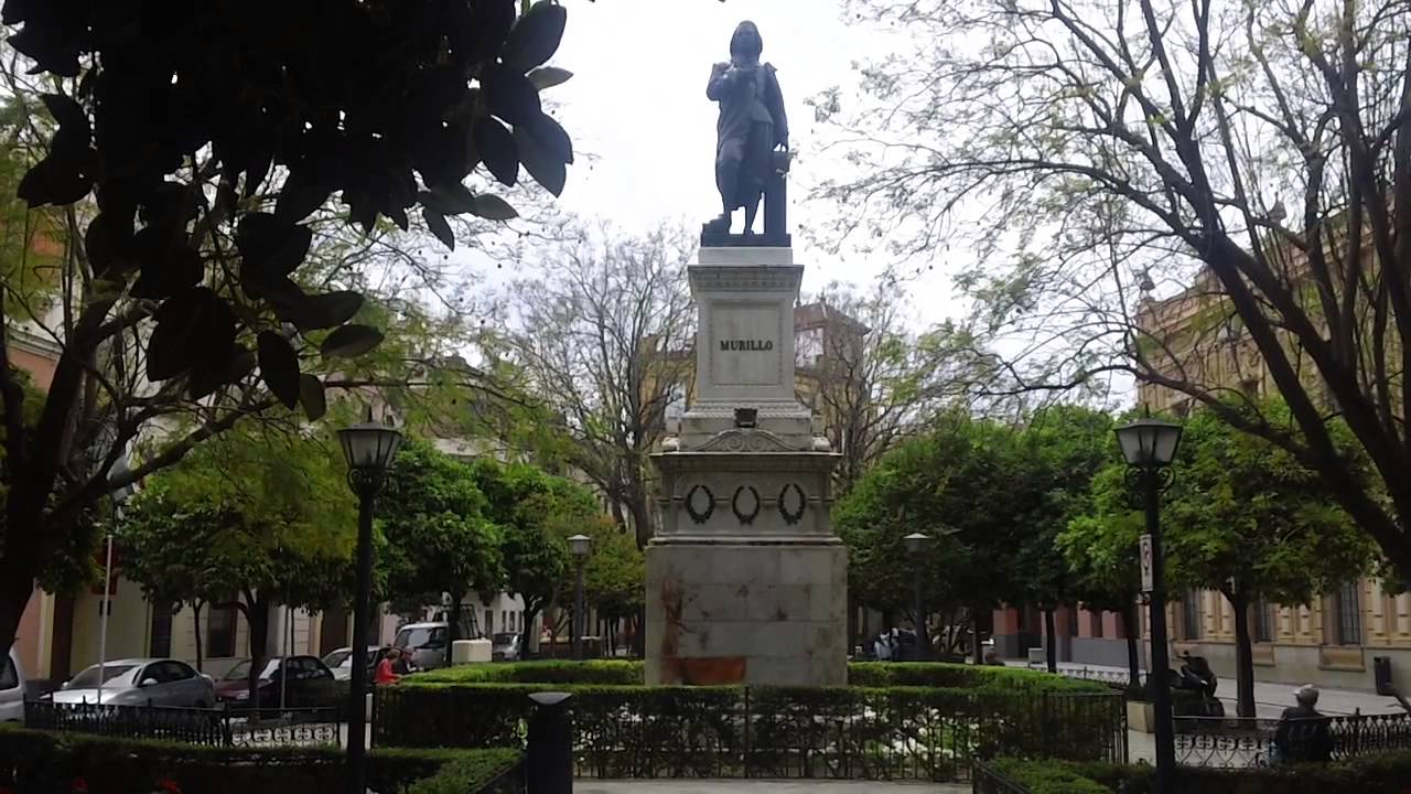 Monumento a Bartolomé Esteban Murillo 1618-1682 Plaza del Museo Sevilla ...