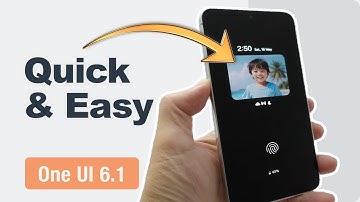 How to quickly add your photo to the AOD in One UI 6.1?