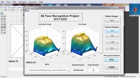 3d face recognize using MATLAB .