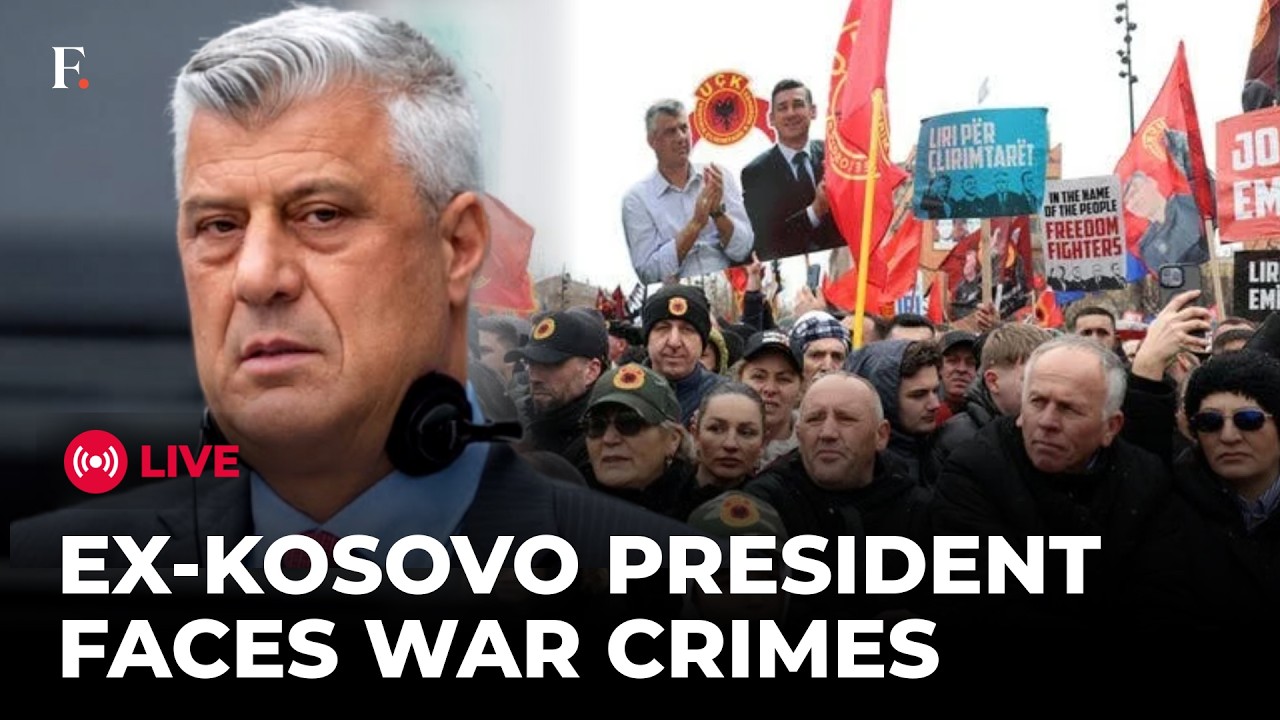 Hashim Thaçi Verdict | Kosovo War Crimes Trial Reaches Judgment | LIVE thumbnail