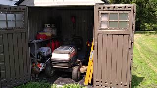 Rubbermaid 7x7 big max shed review