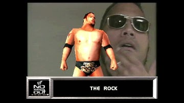 WWF Smackdown 2 - PS1 Gameplay - Triple H vs The Rock - I Quit Match