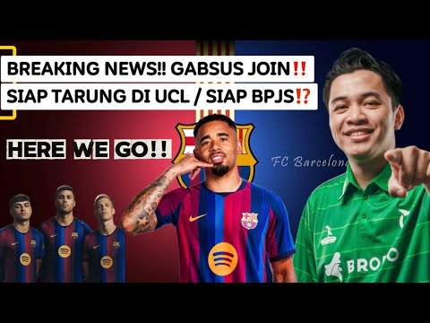 BARCELONA SIGNS GABRIEL JESUS‼️READY FOR UCL OR READY FOR A CATALAN DISASTER⁉️