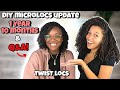 DIY MICROLOCS | 1 Year 10 Month Update | DRYNESS Friend Q&A | Interlock Method | Queeneleem.com