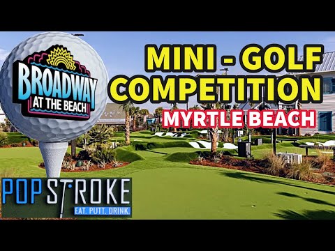 Tiger Woods - Pop Stroke in Myrtle Beach, SC! Revisited for an 18-Hole Golf Challenge Competition!