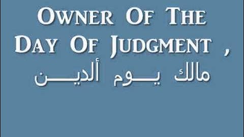 سورة الفاتحه باللغه الانجليزيه - Surat Al-Fatiha in English - YouTube.flv