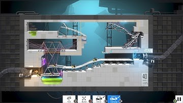 Bridge Constructor Portal level 40