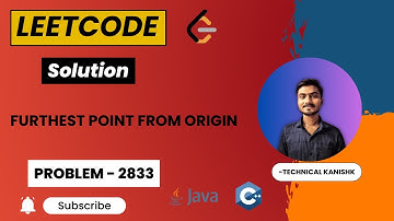 Furthest Point From Origin ||  Leetcode -2833 || Java || C++