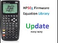 HP50g UpDate : Firmwar /Equation Library