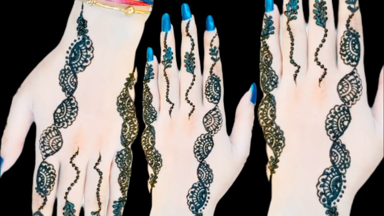 Eid 2020 Special Full Back Hand Mehndi Design Easy Back Hand Mehndi