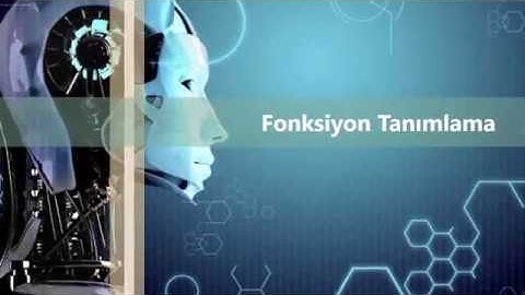 Python 8 - Fonksiyon Tanımlama