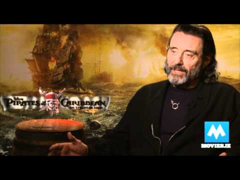 Ian McShane talks Pirates Of The Caribbean - On st...