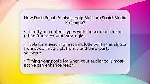 How Does Reach Analysis Help Measure Social Media Presence? - Everyday-Networking