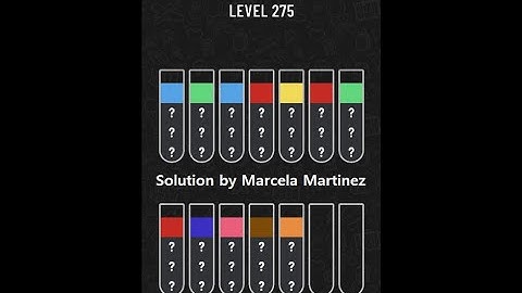 Water Sort Puzzle level 275 | Gameplay Mobile Games