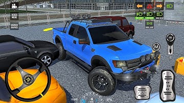 4x4 Monster Truck Parking Multi-Level Autopark Levels 147-148 🤪 - Car Game Android Gameplay