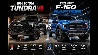 Toyota Tundra V8 vs Ford Raptor DRAG RACE ⚡
