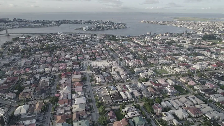 Drone footage of Lekki, Lagos, Nigeria