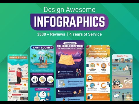 create an inforgraphic 2 - a nice colorful visual infographic