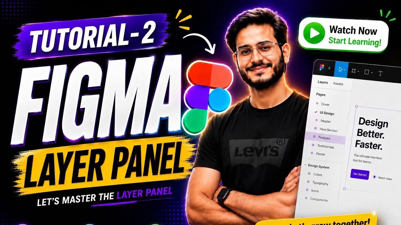 Layer Panel in Figma Explained Step by Step | Figma Tutorial for ...