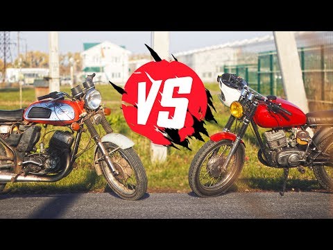 Старая ЯВА VS Тюнинг МИНСК! Кто кого? ГОНКА Мотоциклов🔥