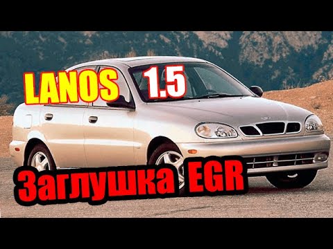 Ланос 1.5 заглушить клапан егр.  Удаление egr на ланос 1.5