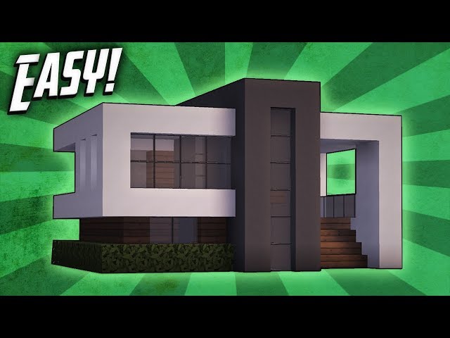 ✓ How to make a MODERN HOUSE in MINECRAFT