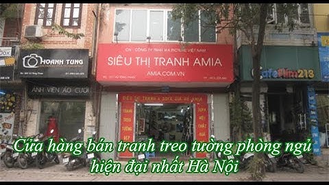Cửa hàng bán tranh treo tường phòng ngủ hiện đại nhất Hà Nội - Siêu Thị Tranh AmiA