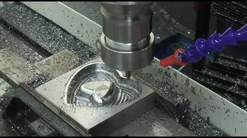 SVM-1S with Linux CNC+MESA Die Steel-D2 Mold Milling