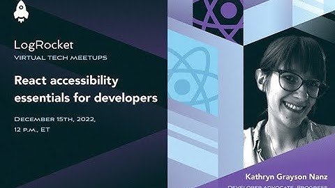 React accessibility essentials for developers