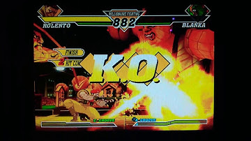 CVS2 ROLENTO Overkill Grenade use glitch カプエス2 ロレント KO後マインスイーパー (投げ抜けリバサ)