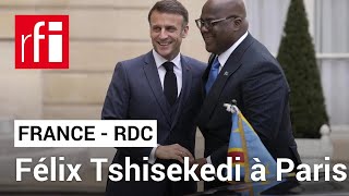 Felix Tshisekedi poursuit sa visite officielle en France • RFI