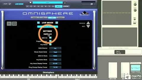 Omnisphere 101: Core Omnisphere - 05. Live Mode with Mouse